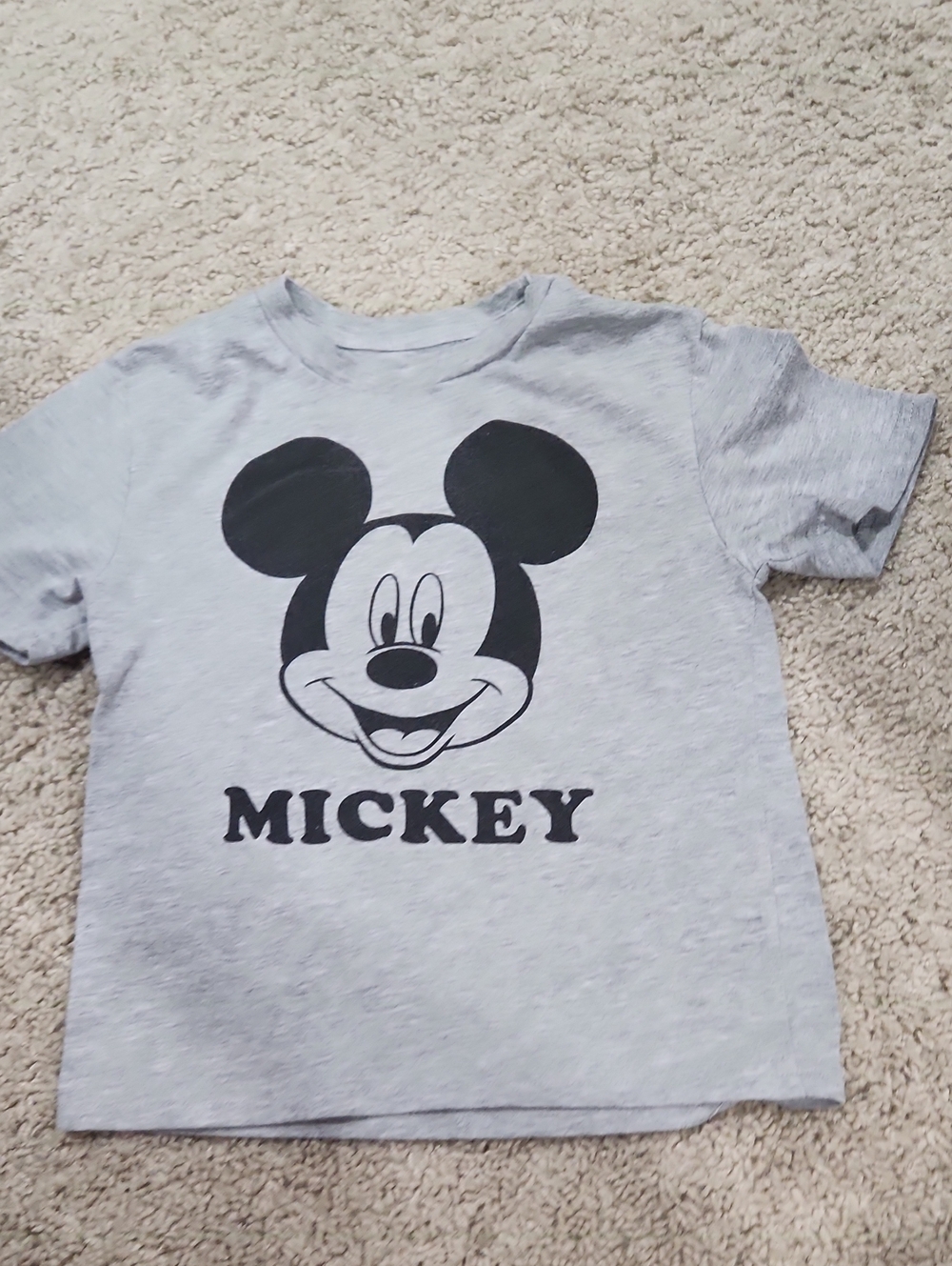 Disney Light Gray Mickey Graphic Tee